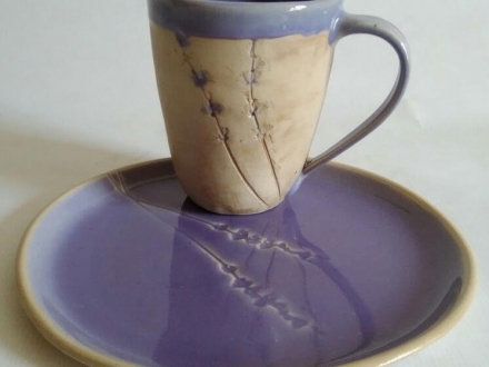 Geschirr-Set Lavendel